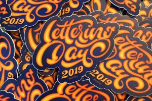 Lettering Day Sticker