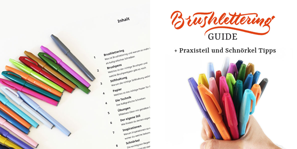 Brushlettering Guide und Inhalt