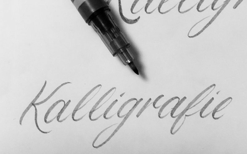 Brushlettering-Kalligrafie