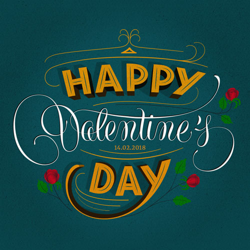 HappyValentine-lettering