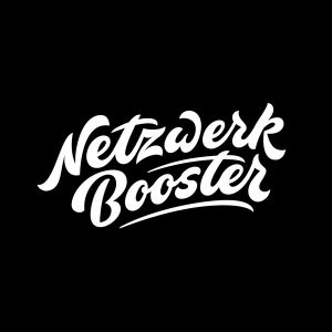 Netzwerkbooster-Lettering