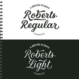 Roberts-Script-Font-Visual