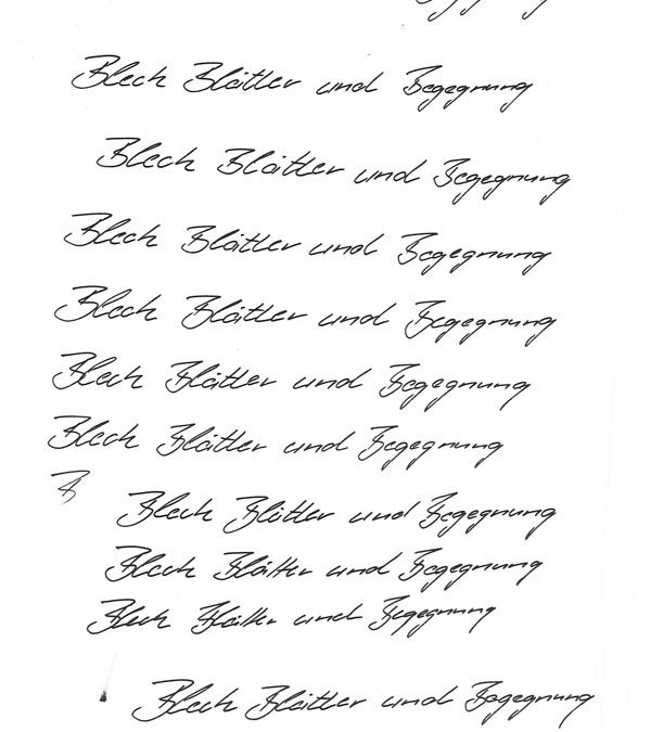 Vorlage-Handschrift