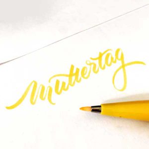 brushlettering-yellow